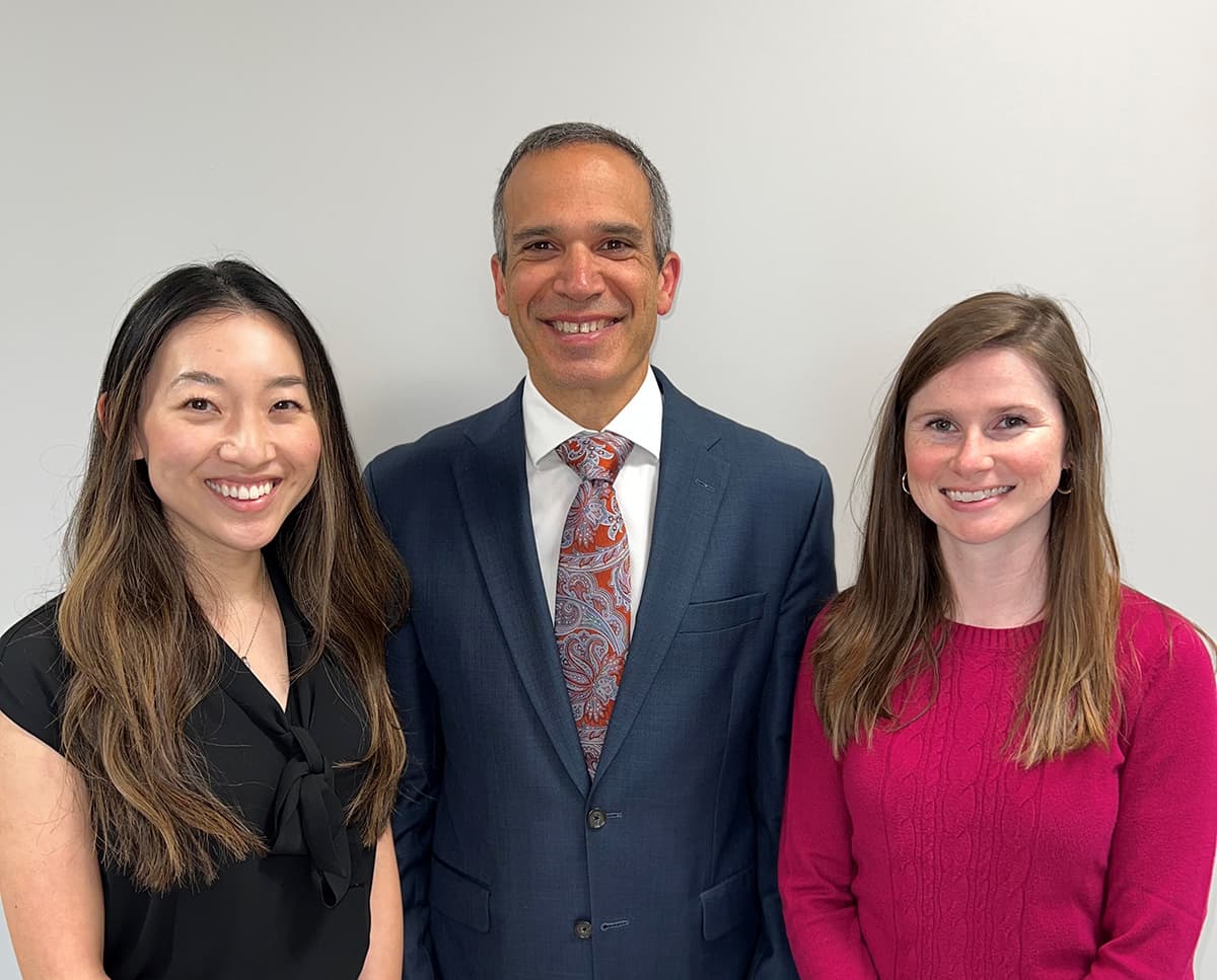 Dr. Kahana and his team in the office